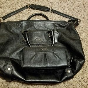 Coach black wallet